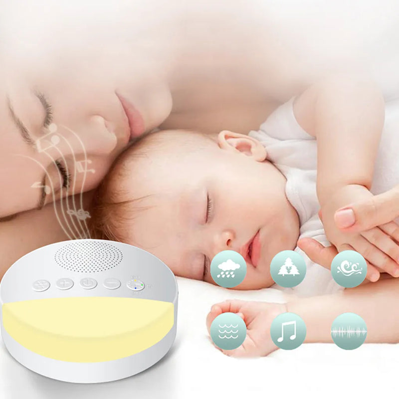 Aparelho de ruído branco recarregável para bebês
