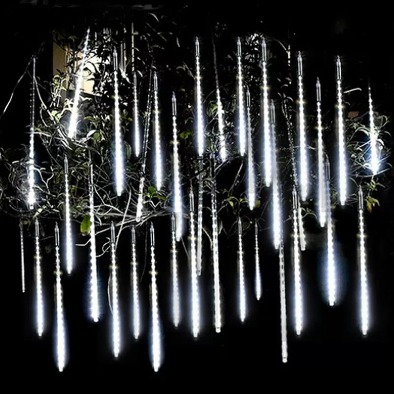 Chuva de meteoro de LED - 8 tubos - Natal