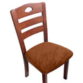 Capa para assento de cadeira em veludo