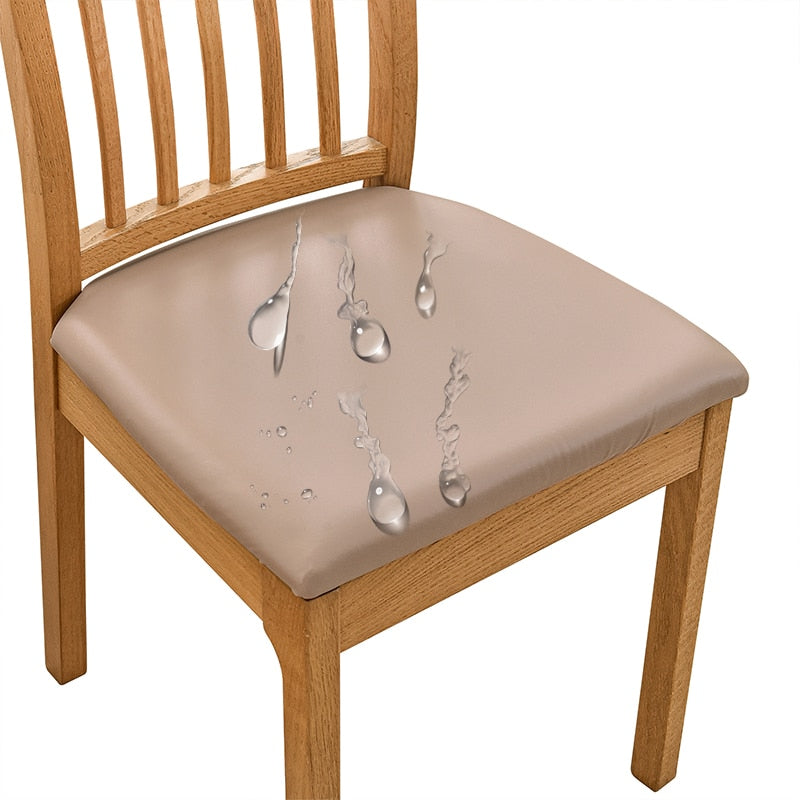 Capa para assento de cadeira em couro sintético