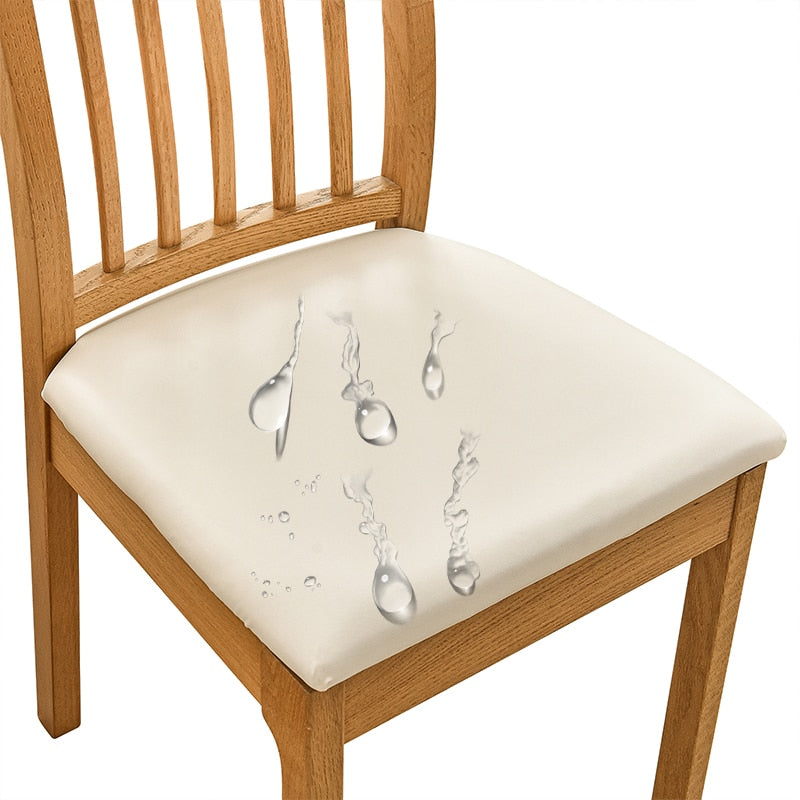 Capa para assento de cadeira em couro sintético