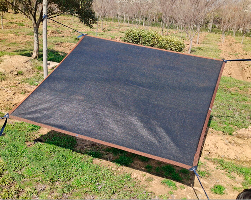 Tela de Sombreamento Preta HDPE — Proteção 50-55%