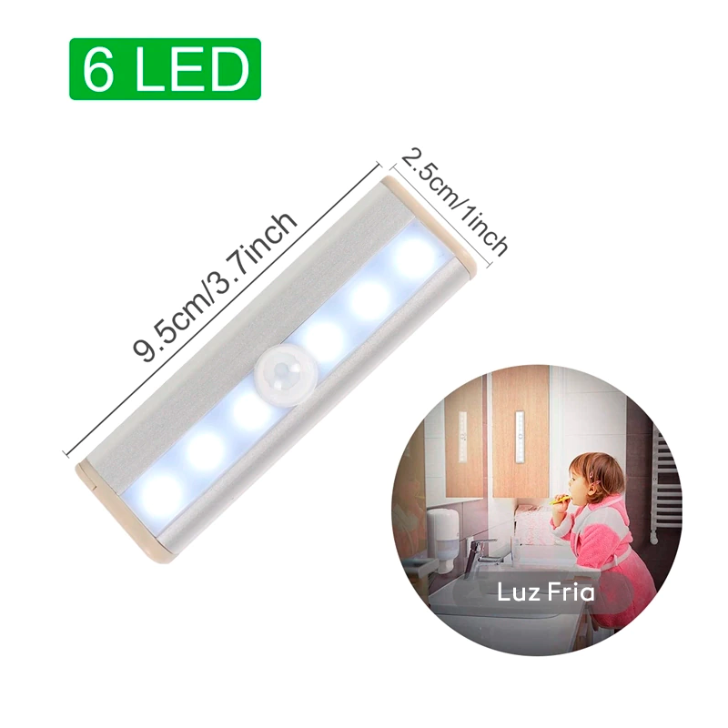 Luz Noturna LED com Sensor de Movimento