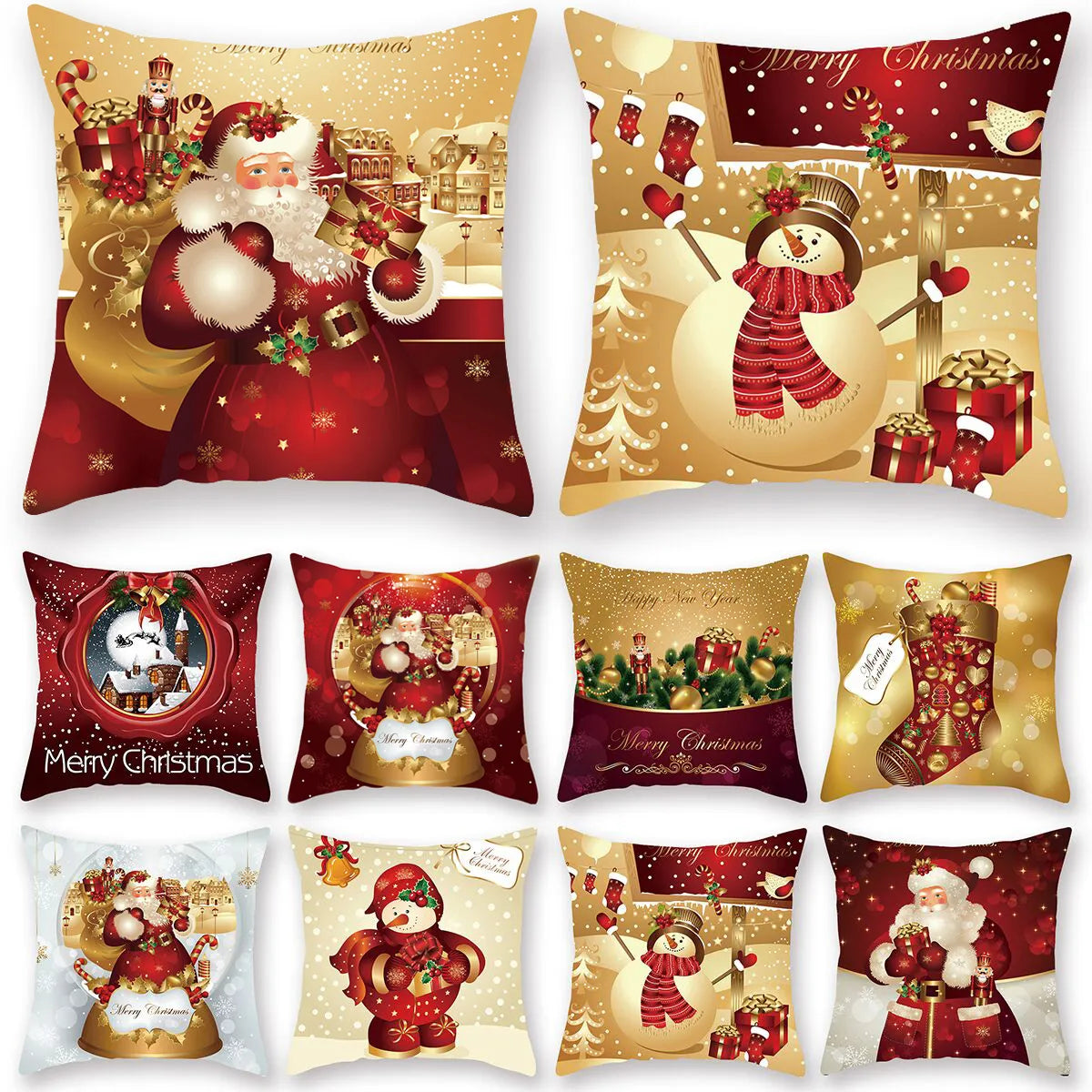 Capa decorativa para almofada - Natal