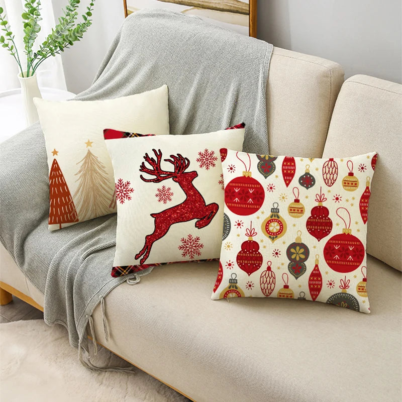 Capa decorativa para almofada - Natal