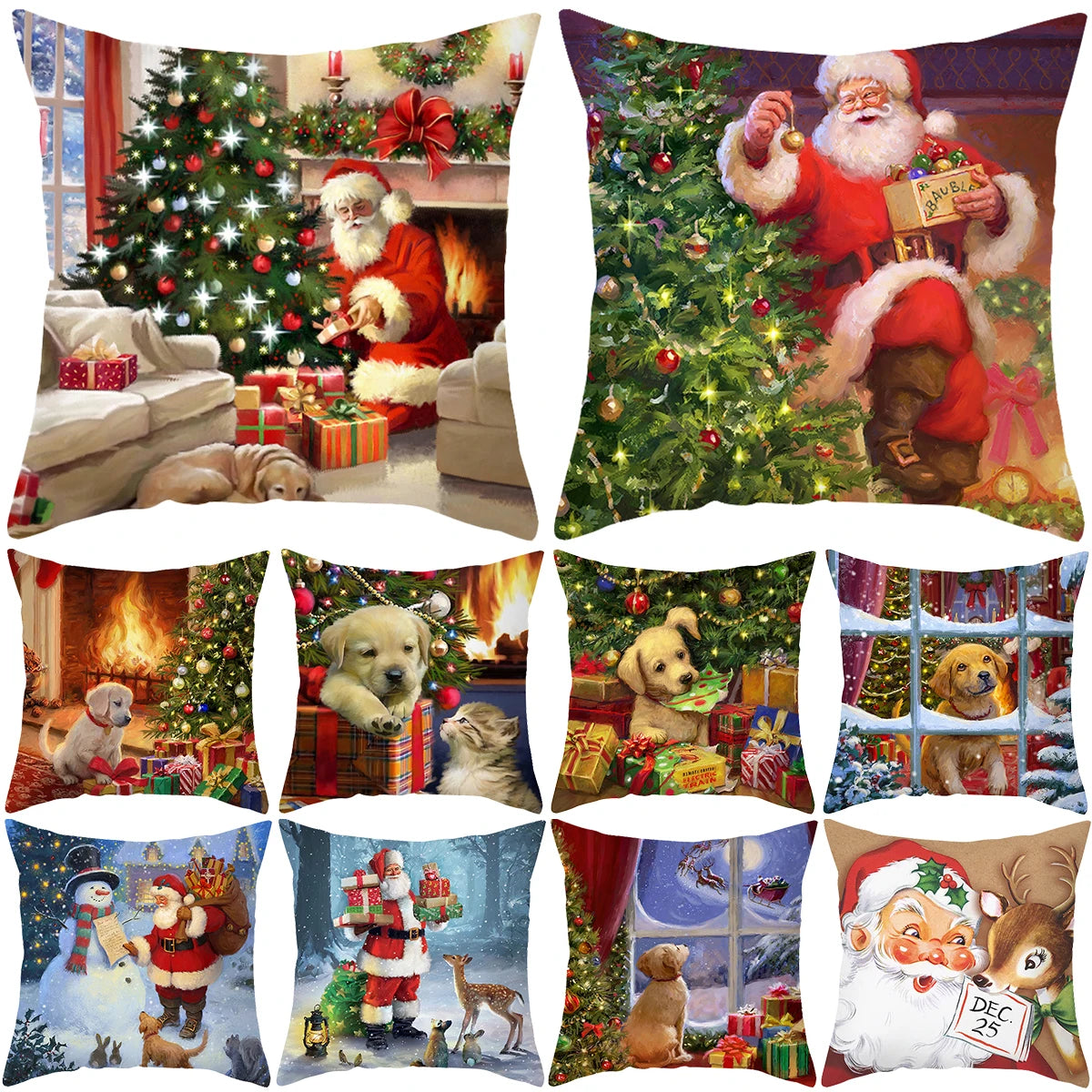Capa de Almofada de Natal