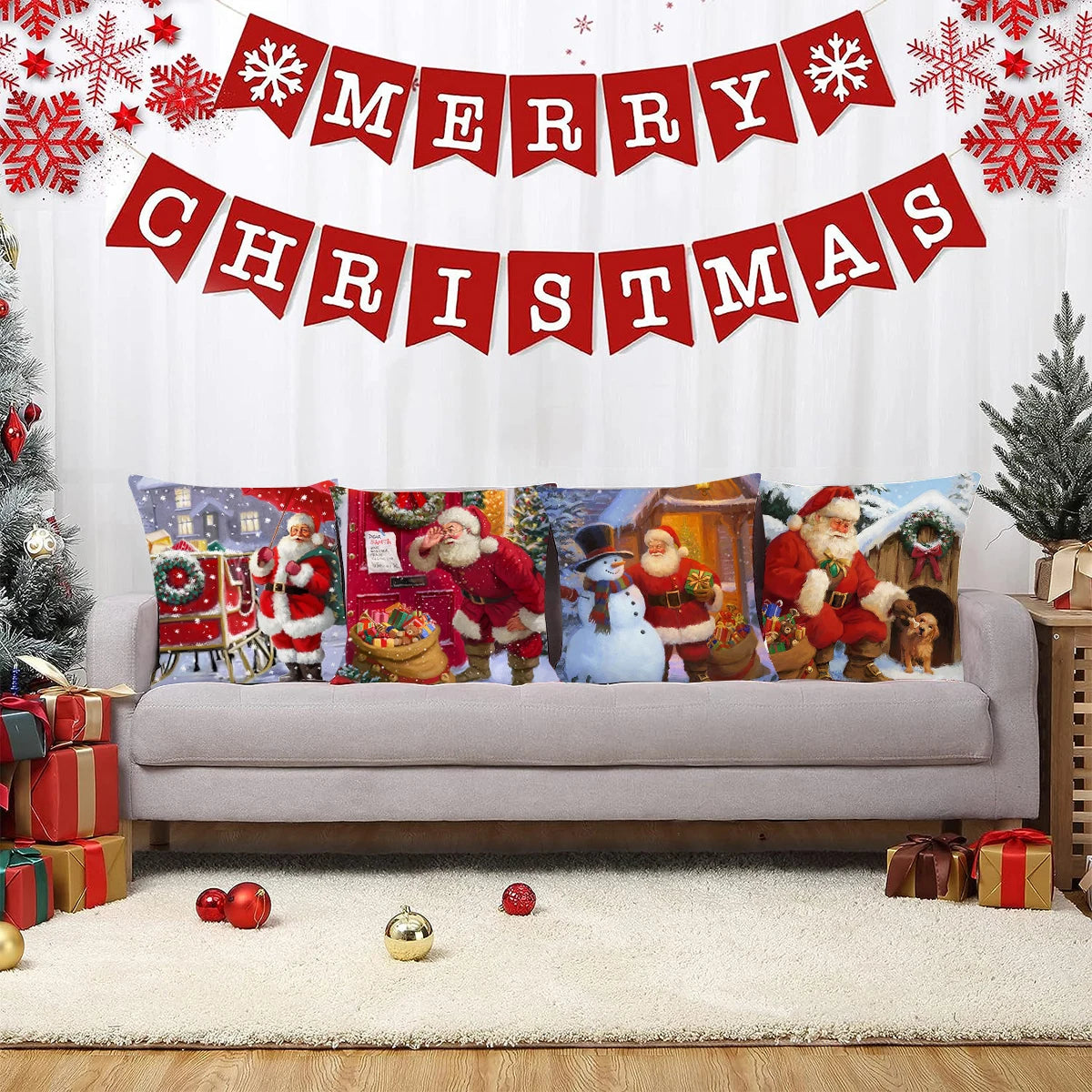 Capa de Almofada de Natal