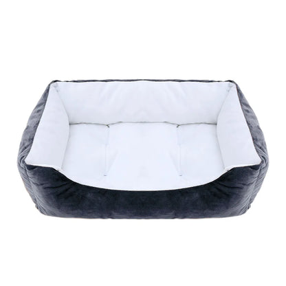 Cama de pelúcia retangular para Pet