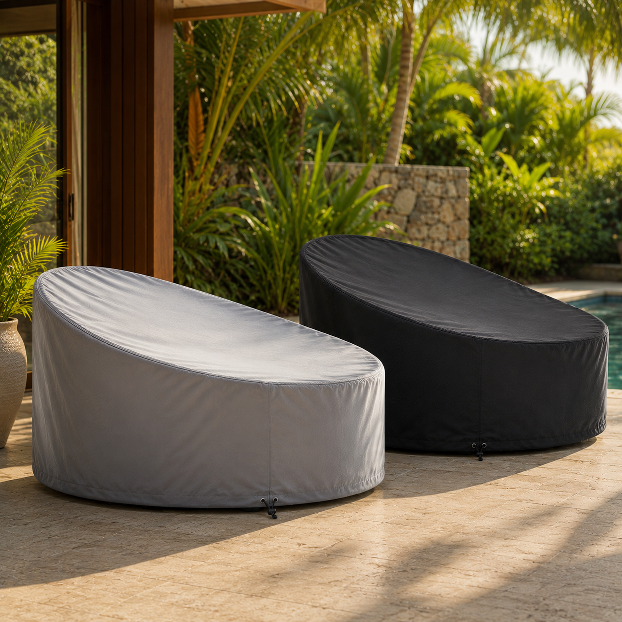 Capa Impermeável para Chaise Redonda