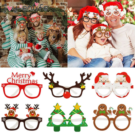 9 peças de óculos de Natal