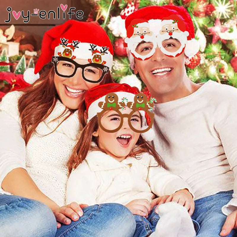 9 peças de óculos de Natal