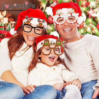 9 peças de óculos de Natal