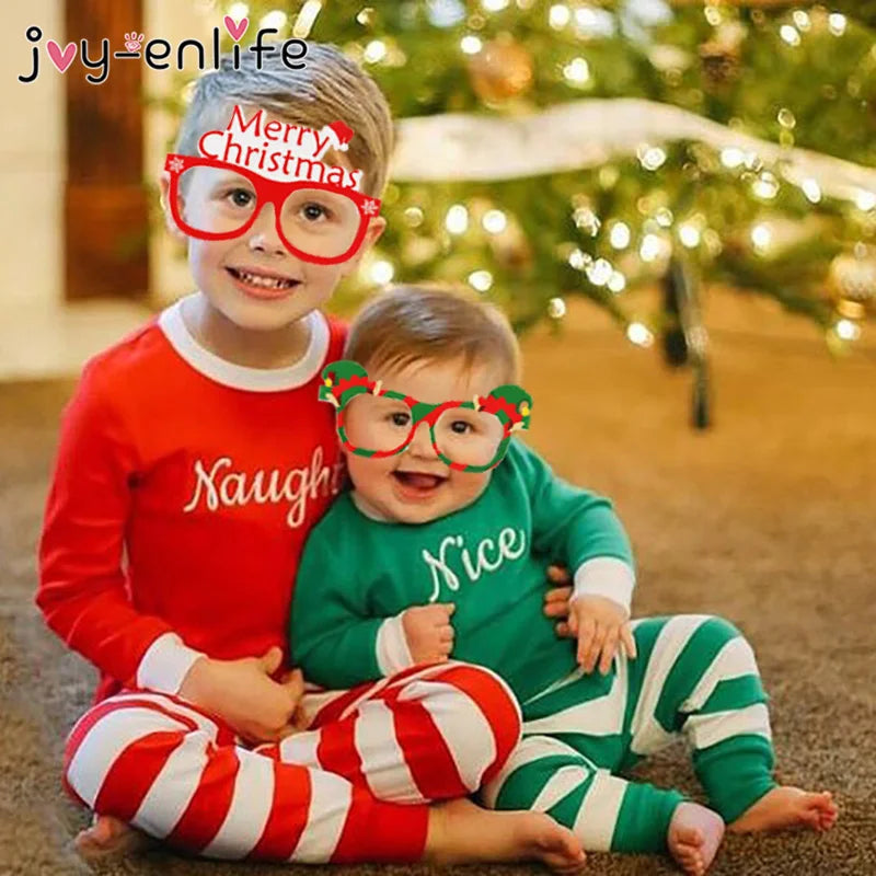 9 peças de óculos de Natal