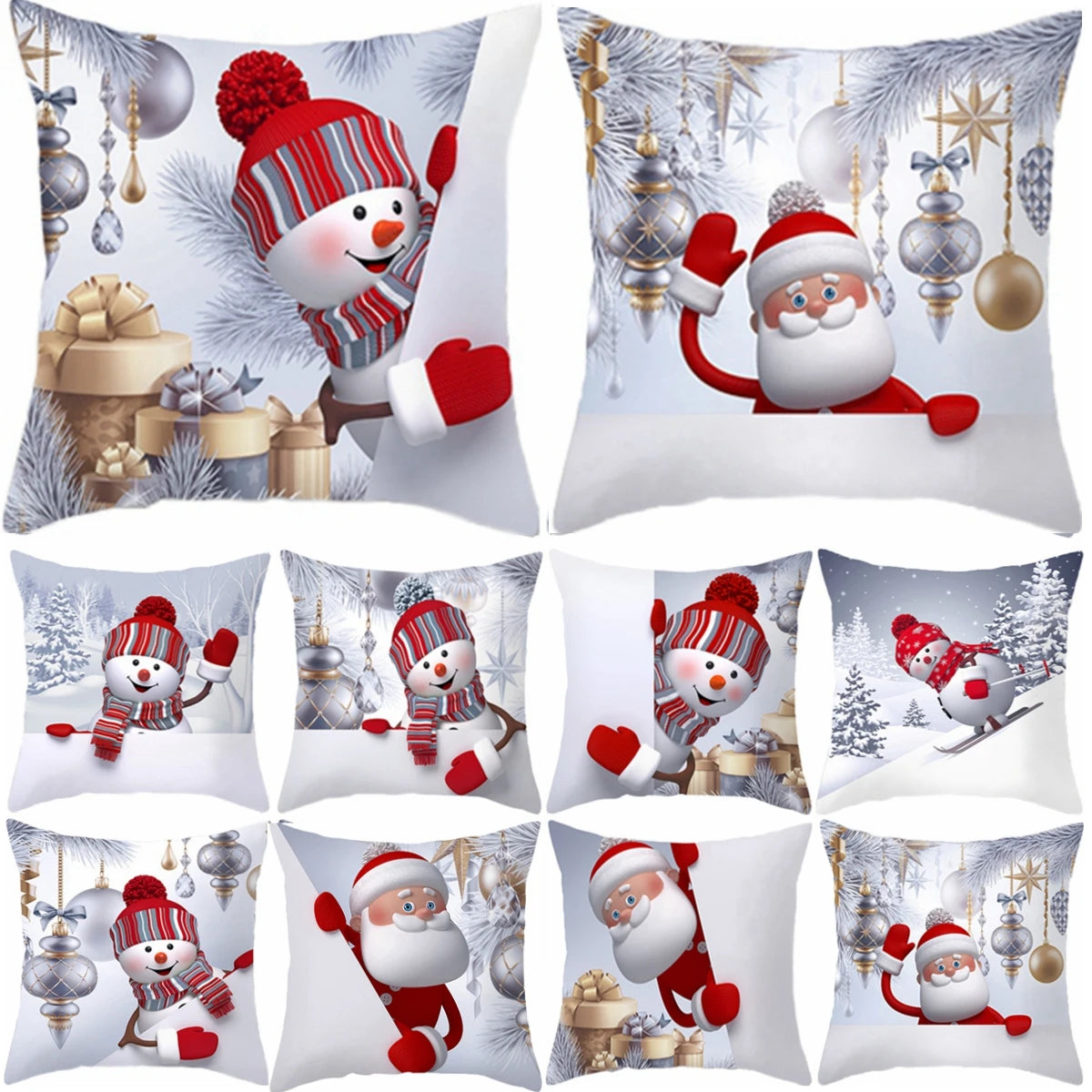 Capa decorativa para almofada - Natal