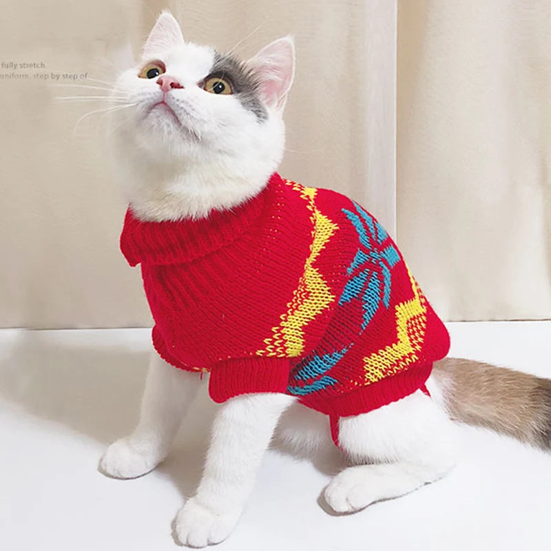 Roupa de inverno para cachorro e gatos