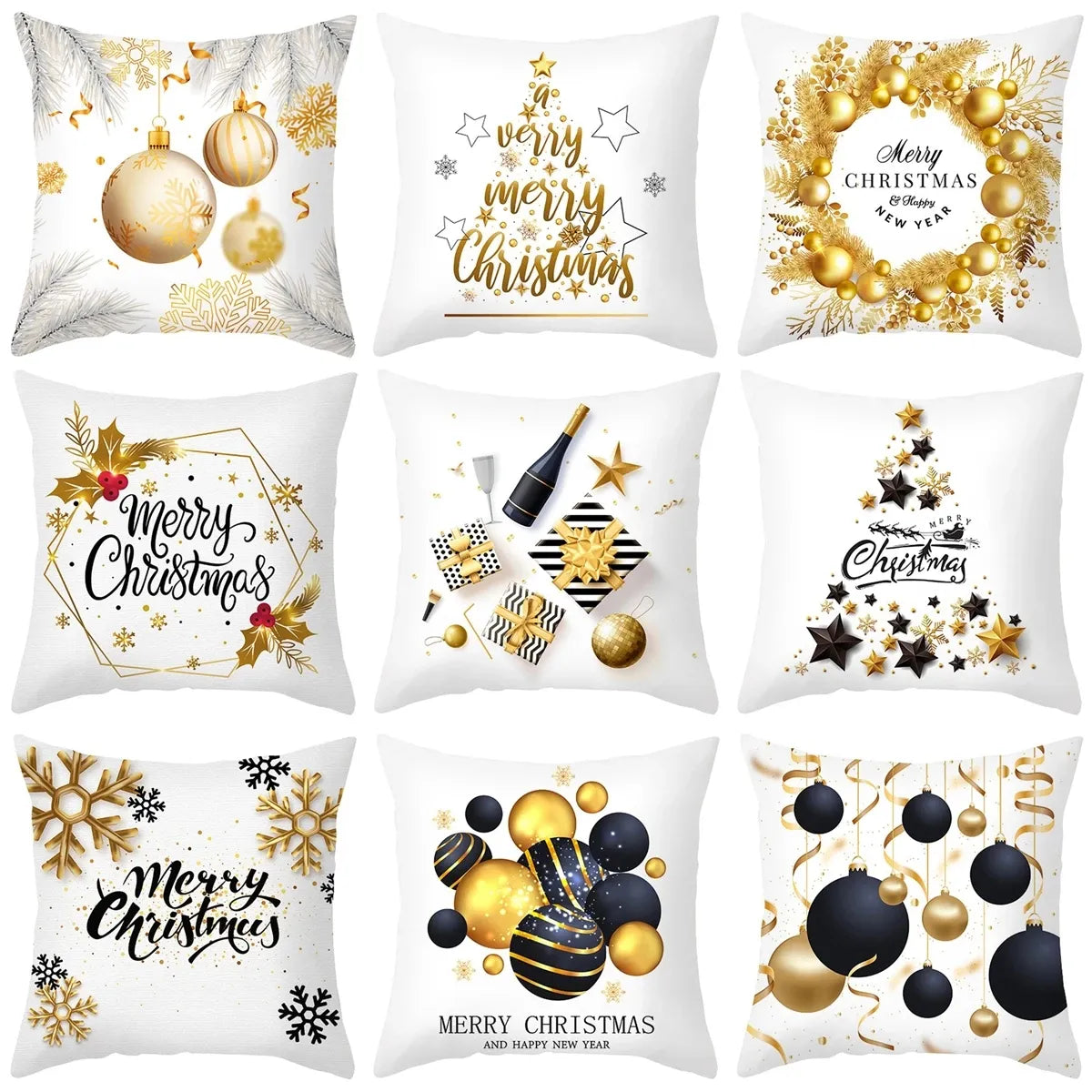 Capa decorativa para almofada - Natal