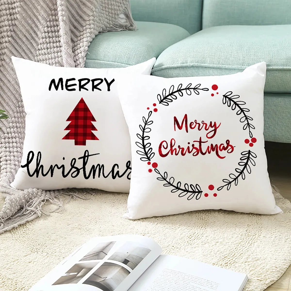 Capa decorativa para almofada - Natal
