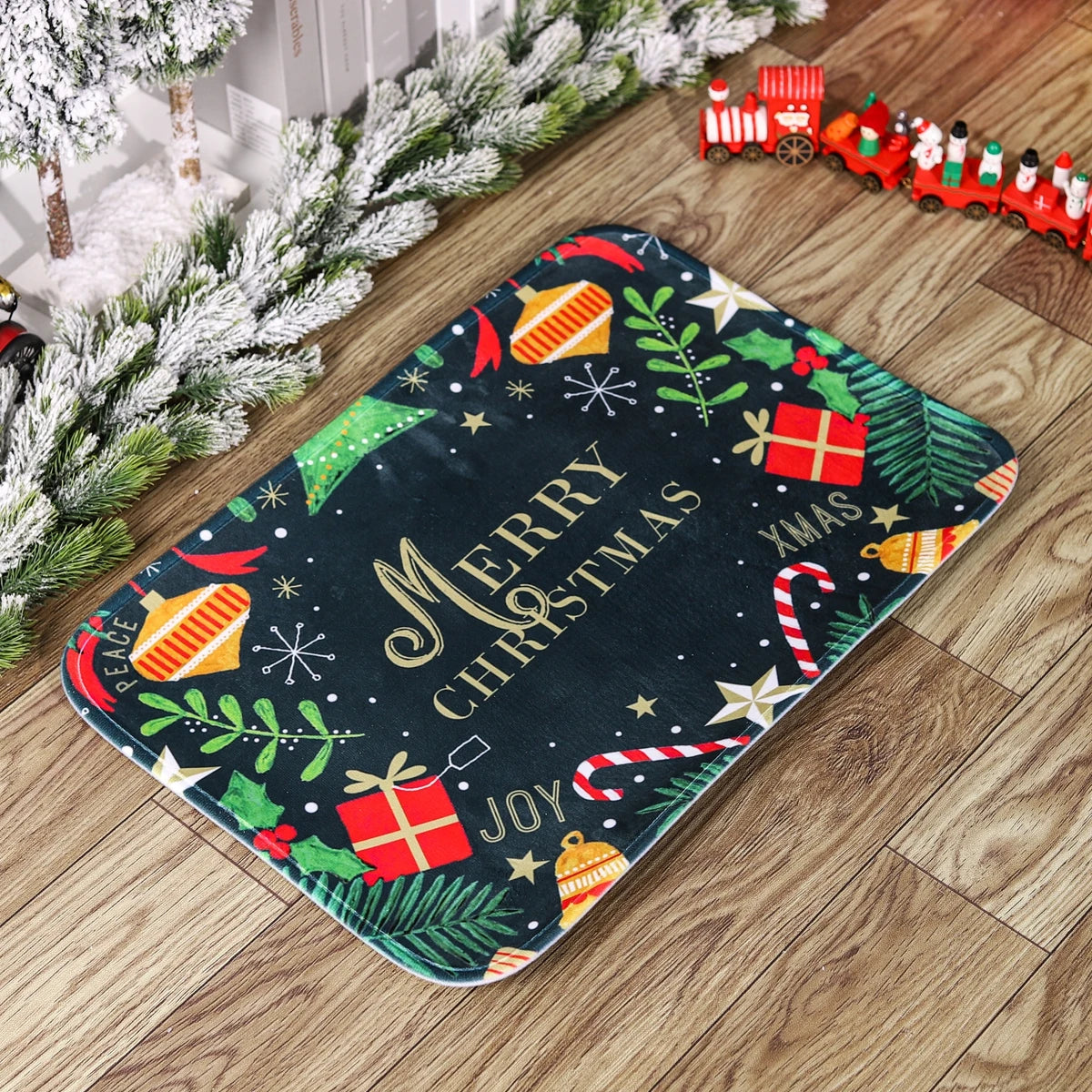 Tapete de porta de Natal
