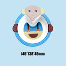 Prato infantil de fibra de bambu