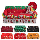 Capa elástica para sofá de Natal