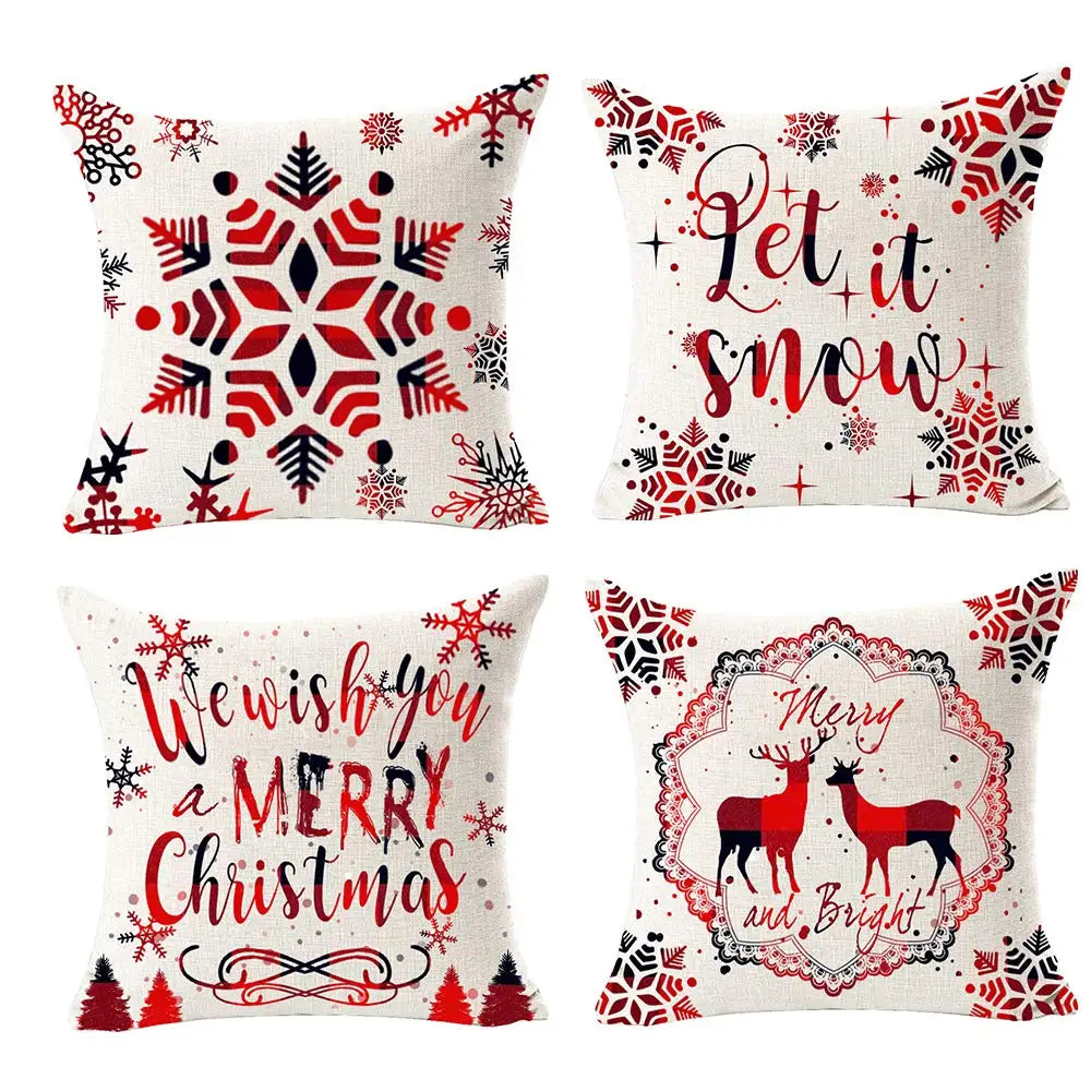 Capa decorativa para almofada - Natal