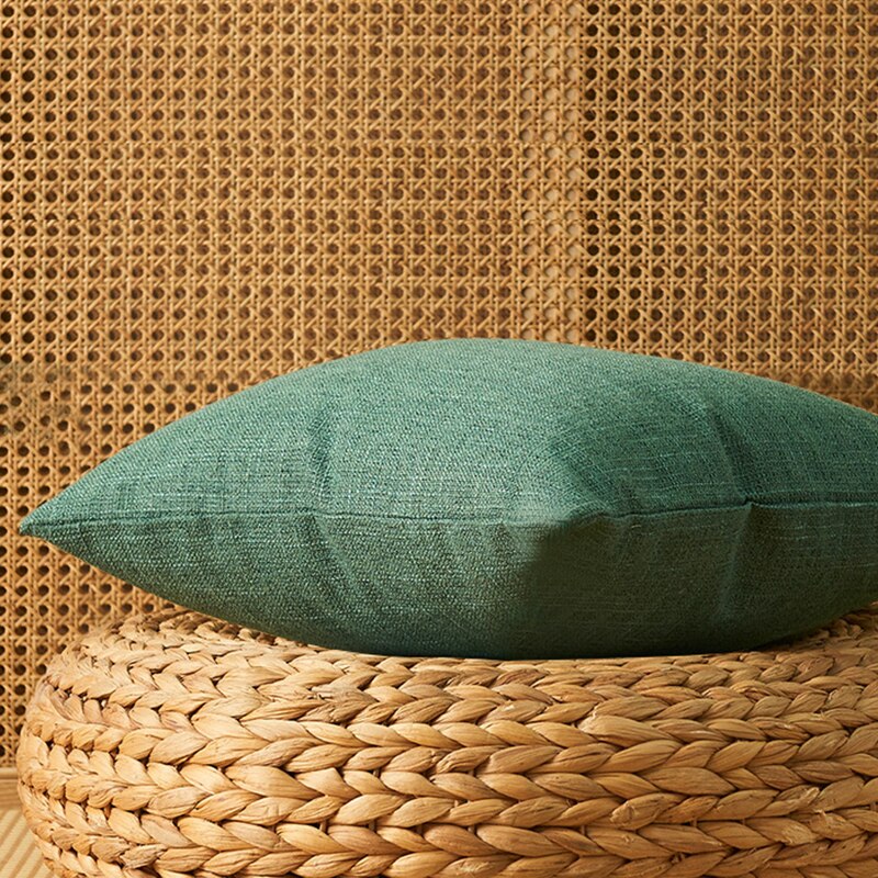 Capa para Almofada em Algodão e Linho 45x45cm