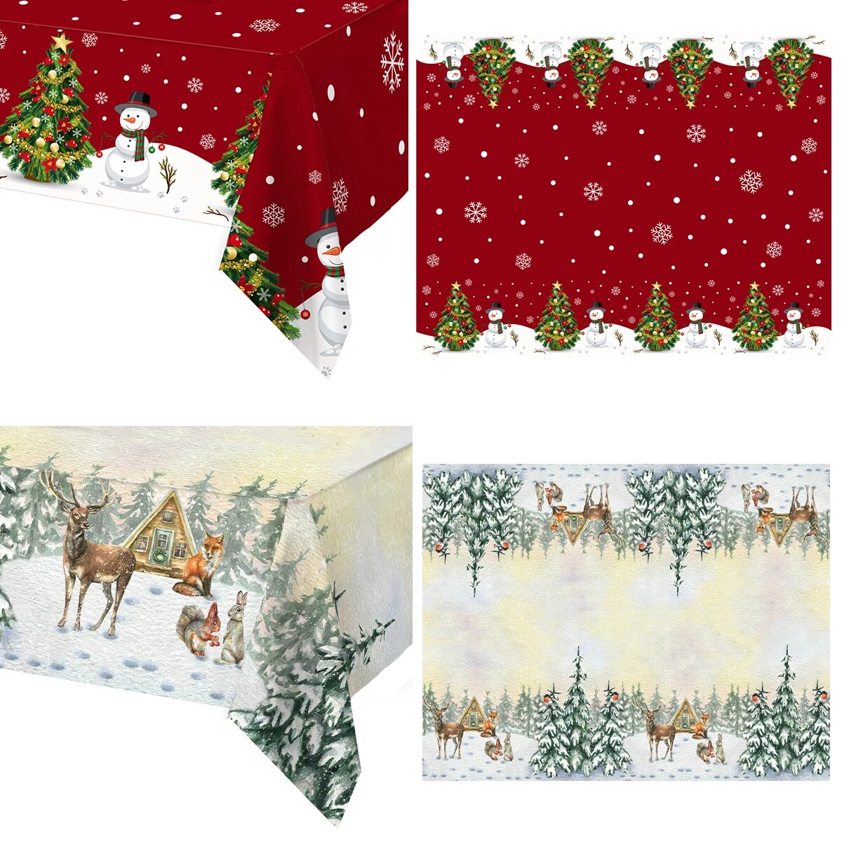 Toalha de Mesa decorativa - Natal
