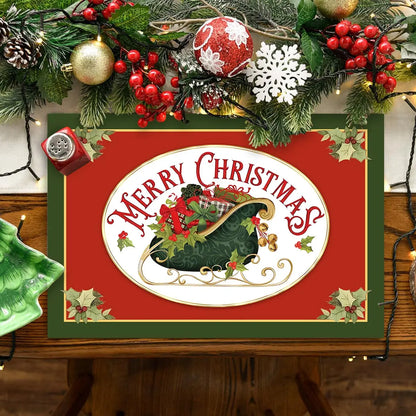 Jogo Americano de Natal — 1, 4 ou 6 Peças