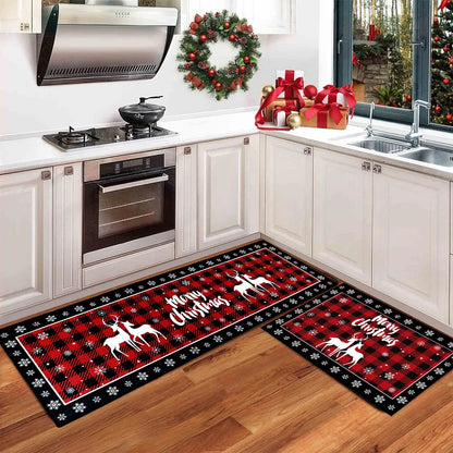 Tapete de cozinha de Natal
