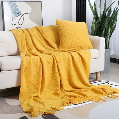 Manta para Sofá Estilo Nórdico
