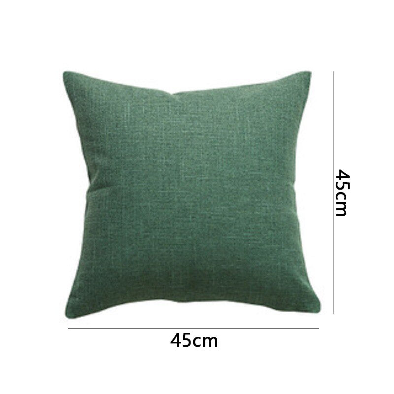 Capa para Almofada em Algodão e Linho 45x45cm