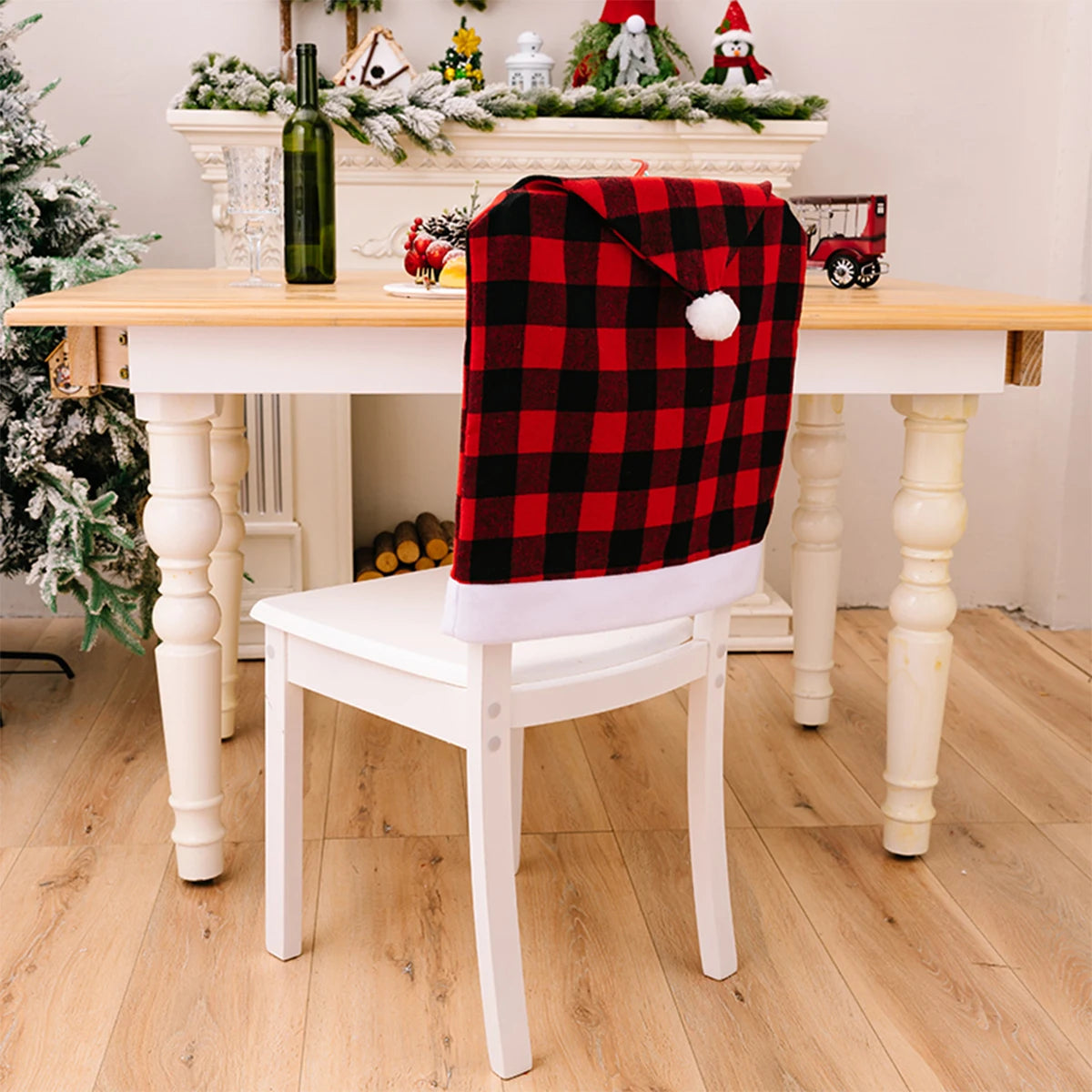 Capa para cadeira Gorro de Papai Noel