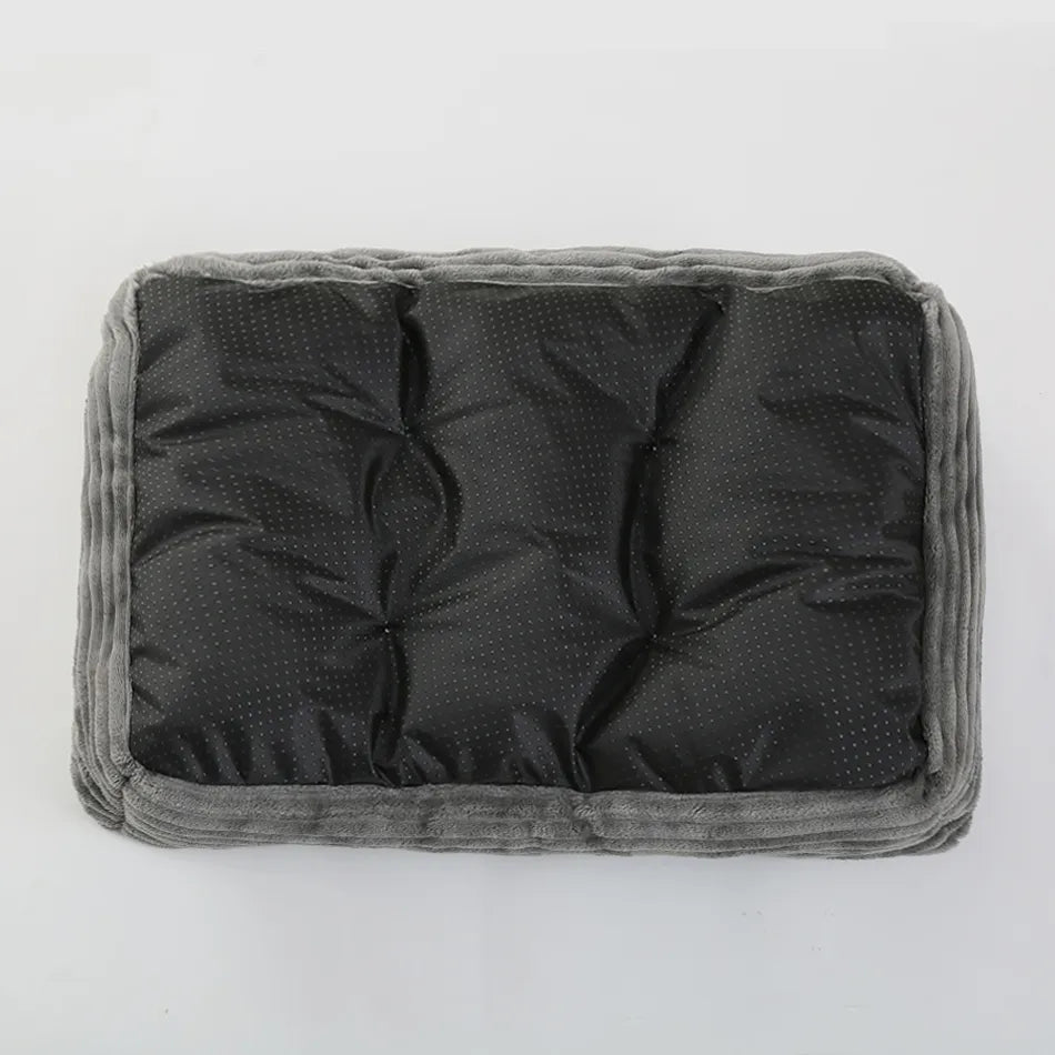 Cama de pelúcia retangular para Pet