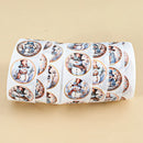 Adesivo redondo de Natal