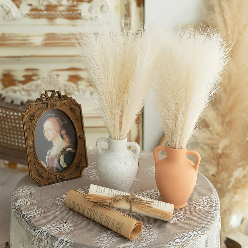 Buquê de capim dos pampas