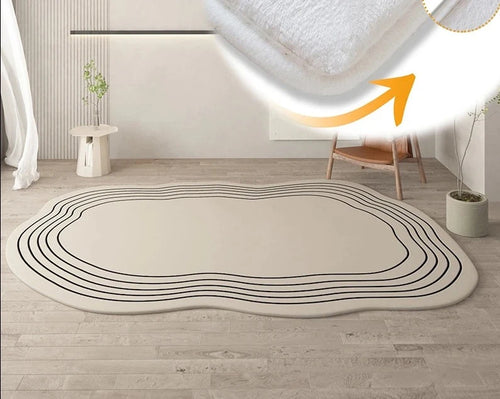 Tapete creme para sala e quarto