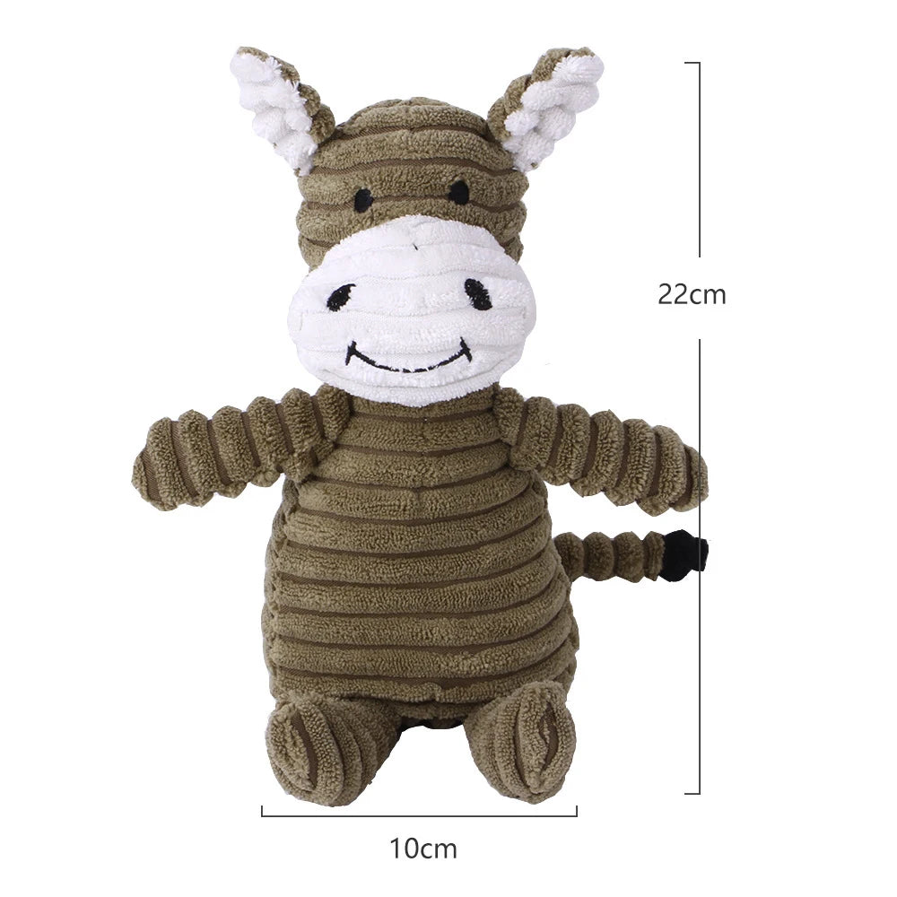 Animais de brinquedo de pelúcia para cachorros