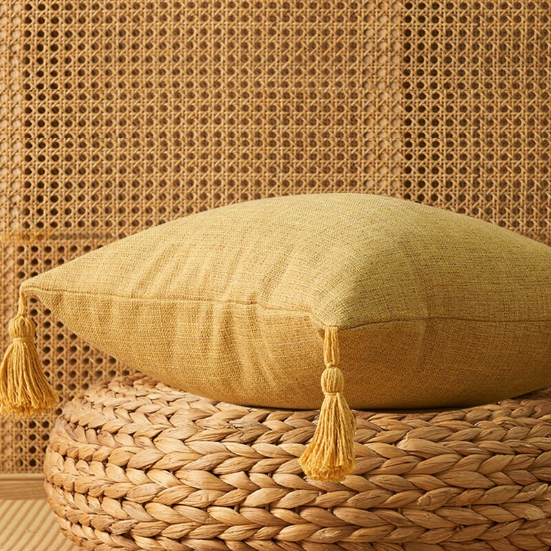 Capa para Almofada em Algodão e Linho 45x45cm