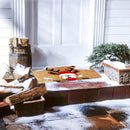 Tapete retangular de feltro de Natal