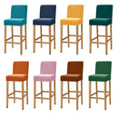 Capa para banqueta em veludo