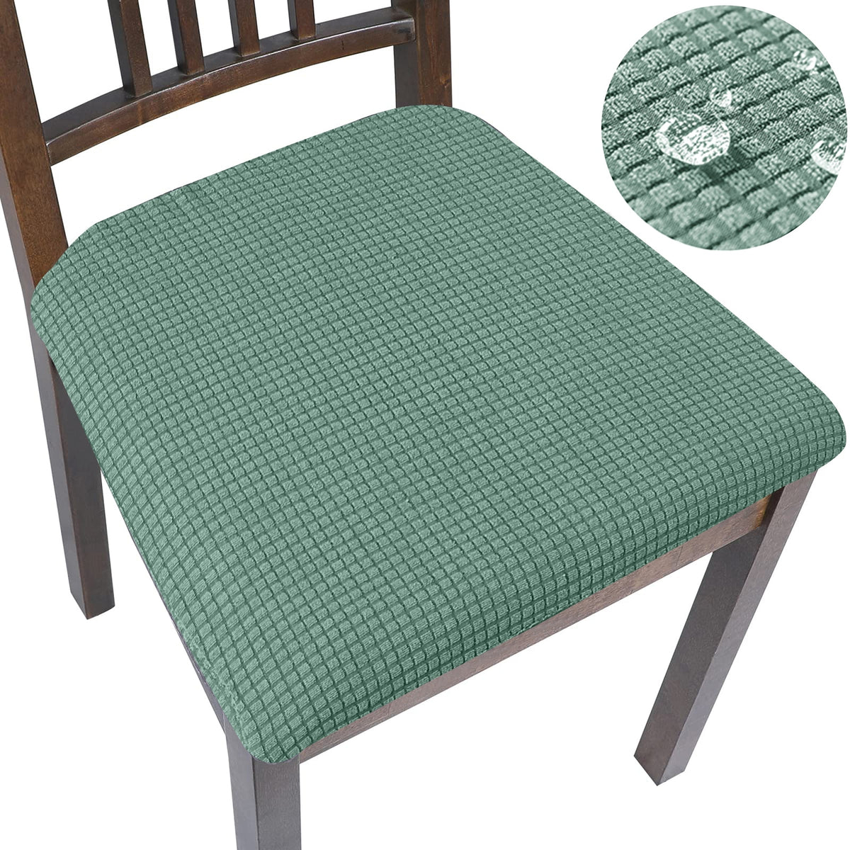Capa para assento de cadeira em jacquard