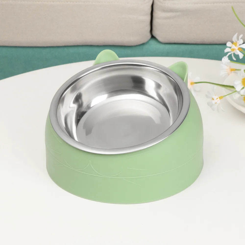 Tigela de aço inoxidável para gatos e cachorros