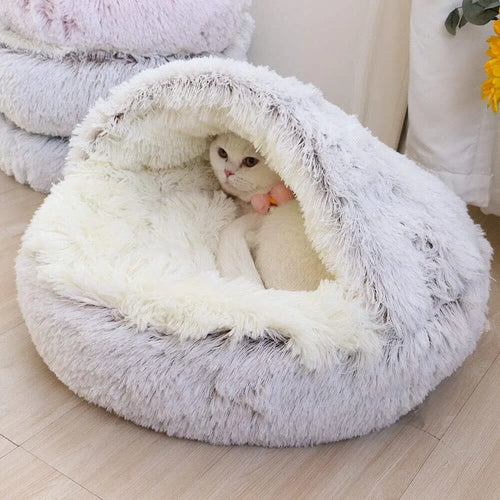 Cama para pets de pelúcia