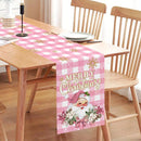 Trilho de Mesa de Natal Rosa