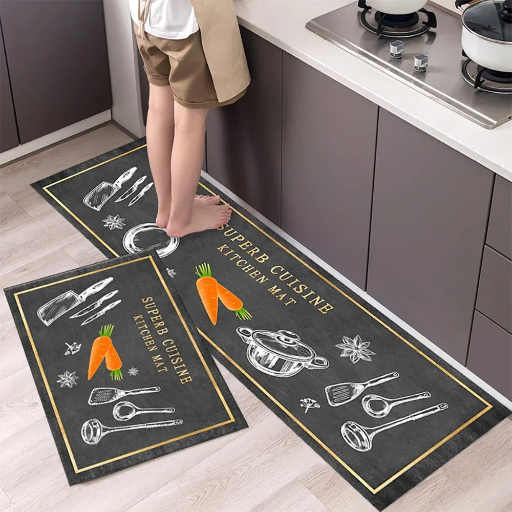 Tapete de cozinha antiderrapante