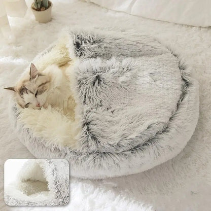Cama para pets de pelúcia