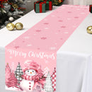 Trilho de Mesa de Natal Rosa