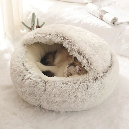 Cama para pets de pelúcia