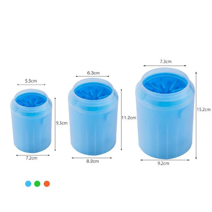 Escova para limpeza das patas de cão e gatos