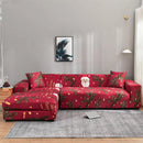 Capa elástica para sofá de Natal